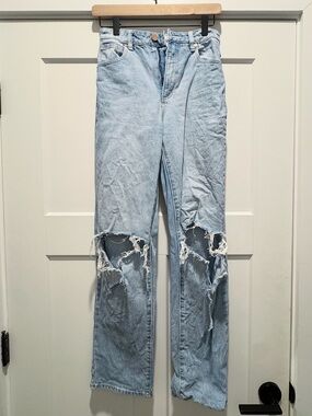 ABRAND | GINA RIP A 94 HIGH STRAIGHT JEANS